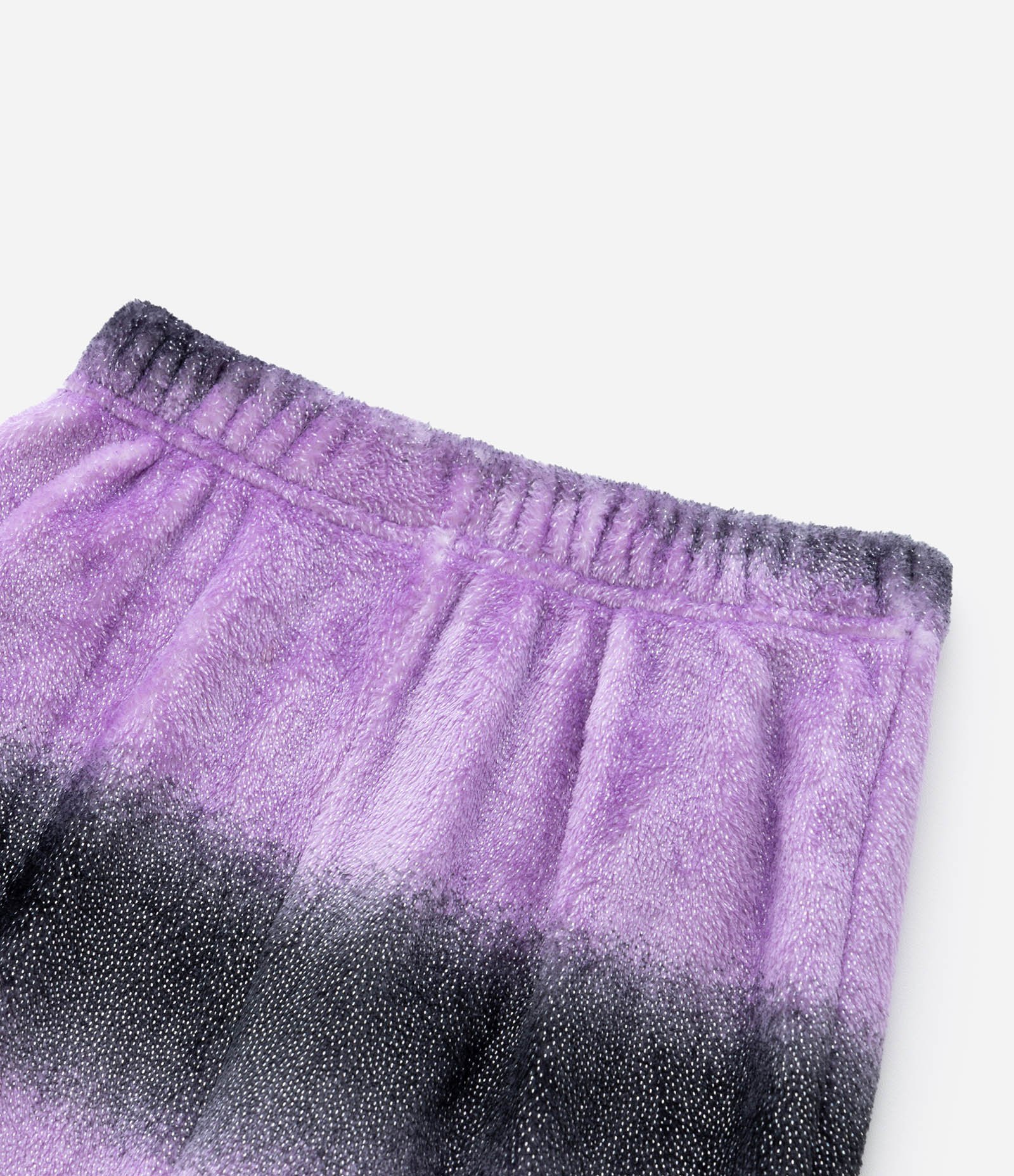 Pijama Infantil em Sherpa com Bordado Borboleta - Tam 5 ao 14 Bege/Roxo 6