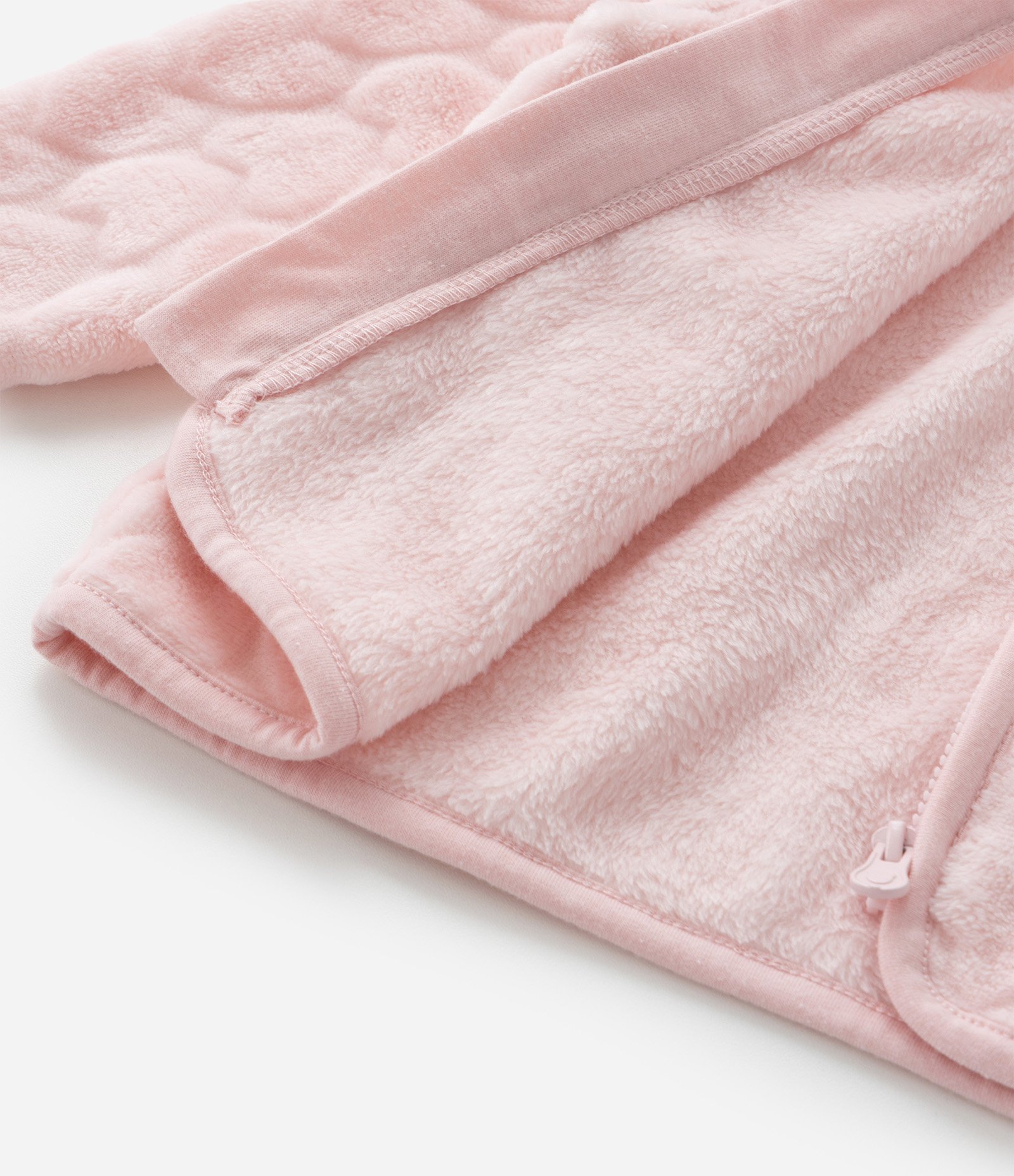 Conjunto Infantil em Fleece Texturizado - Tam 0 a 18 meses Rosa 10