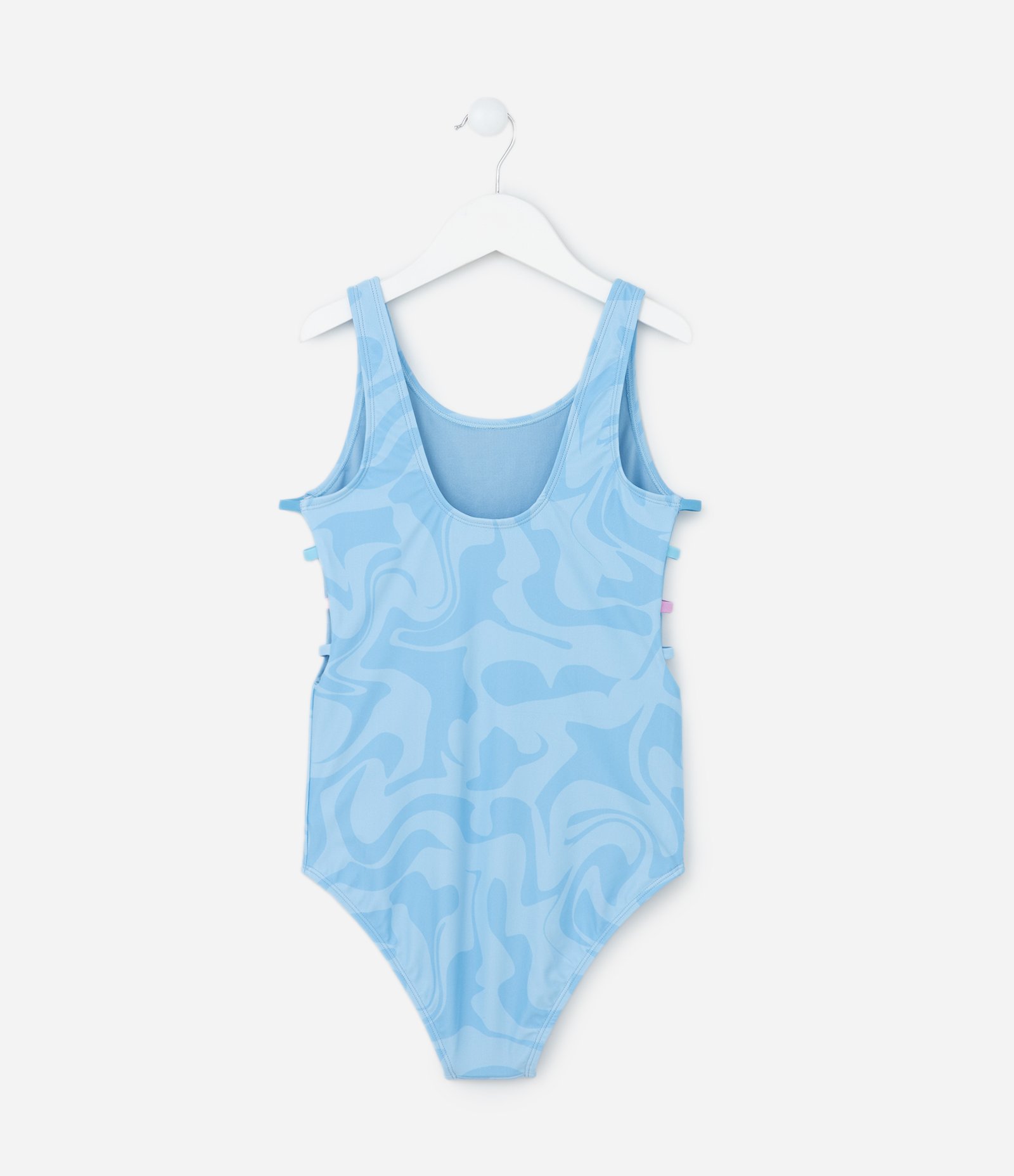 Maiô Infantil com Proteção UV e Estampa Stitch - Tam  4 a 12 Anos Azul 2