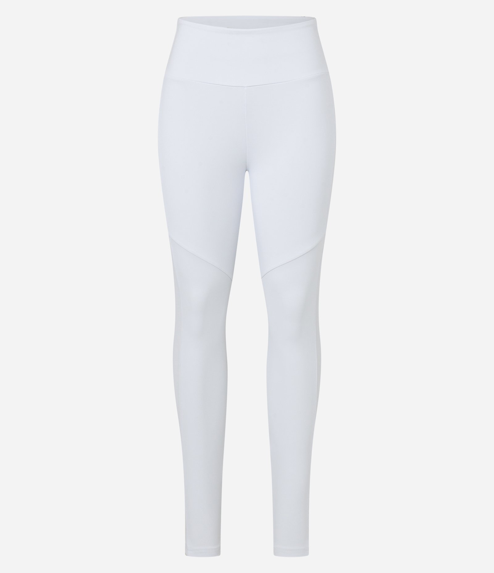Calça Legging Esportiva com Forro e Recorte Textura Canelado Branco 5