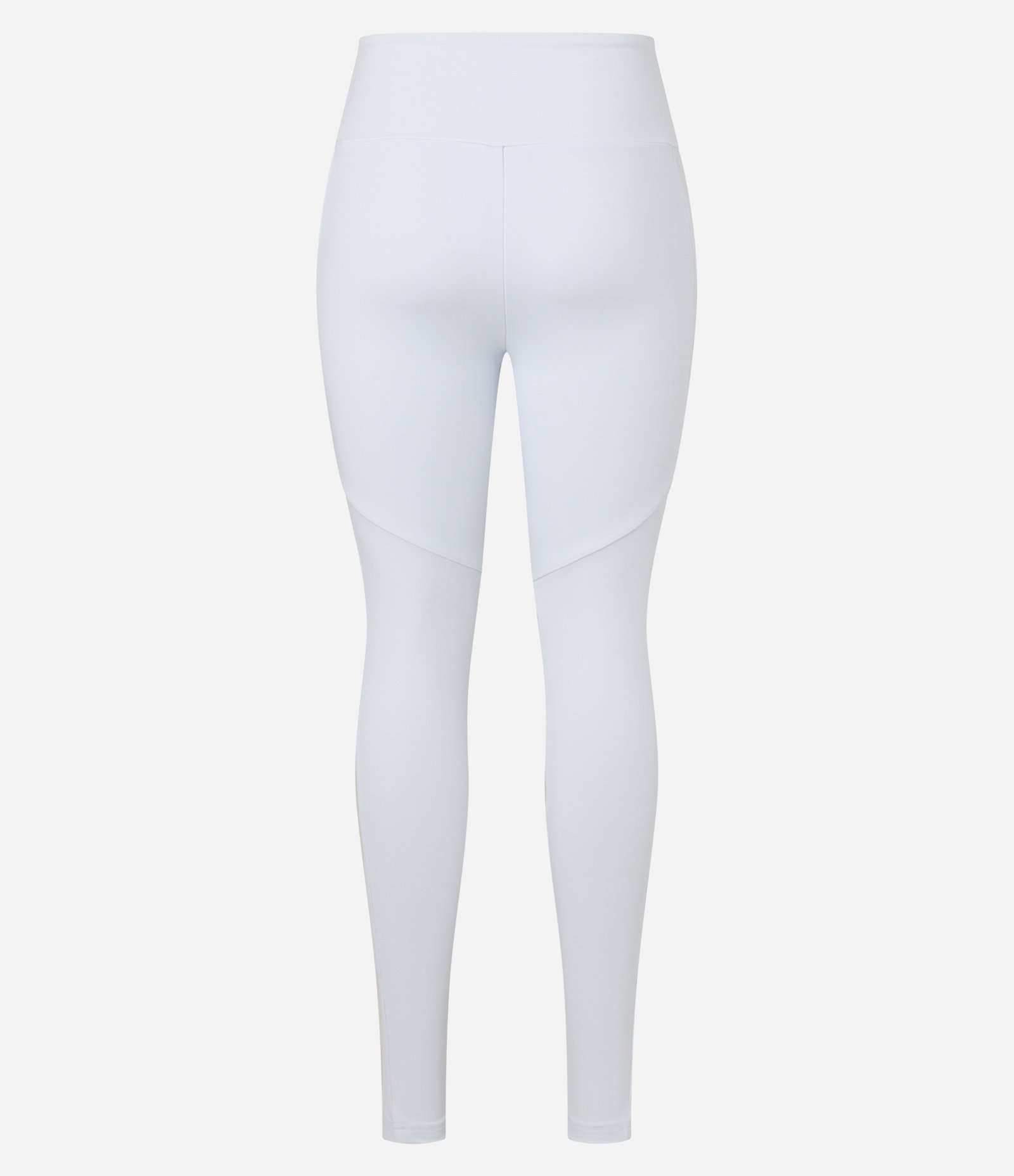 Calça Legging Esportiva com Forro e Recorte Textura Canelado Branco 7