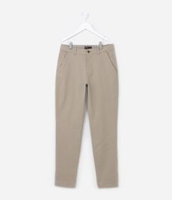 Calça Slim Infantil com Bolsos - Tam 5 a 14 anos