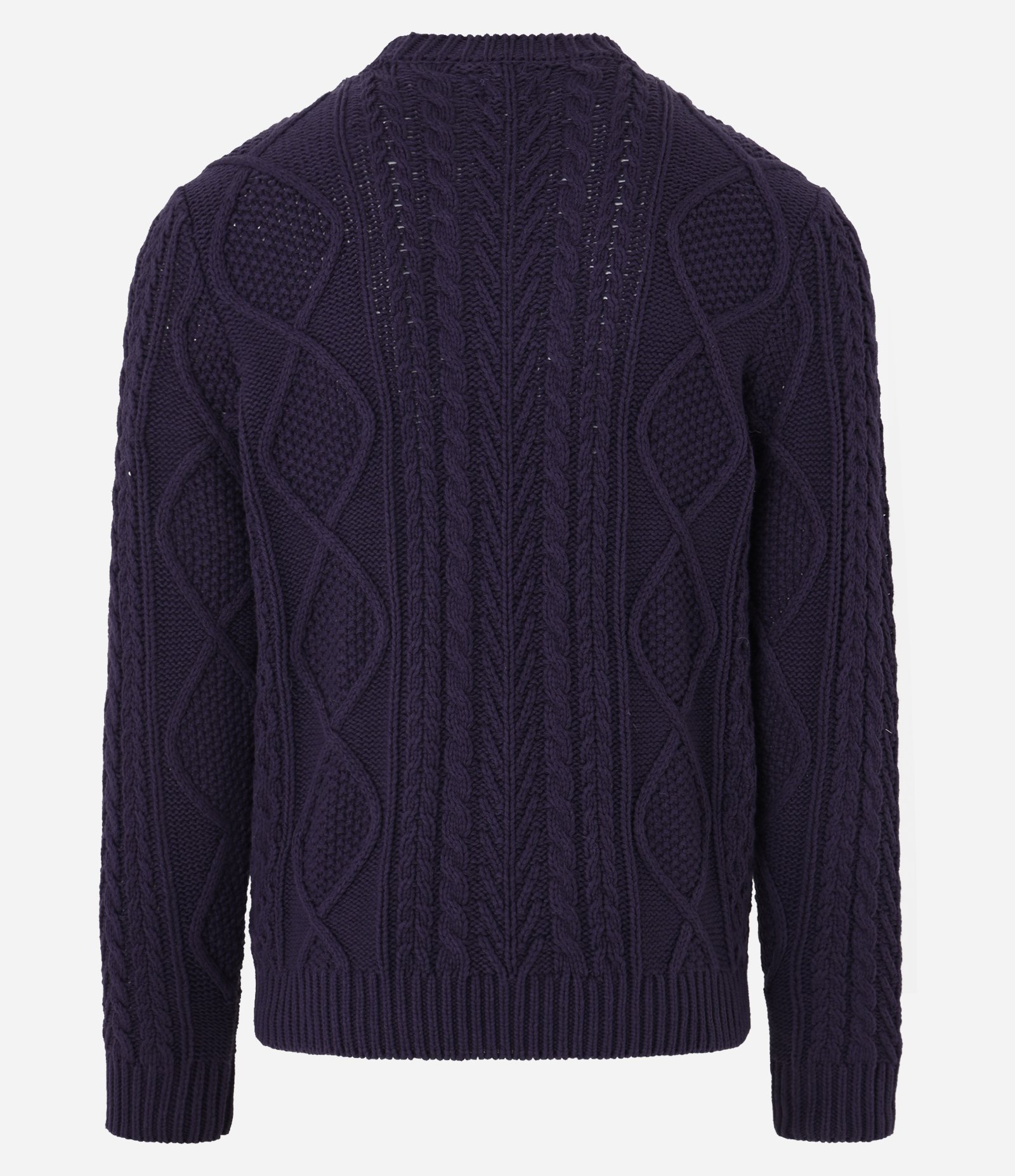 Suéter em Algodão e Textura Roxo 8