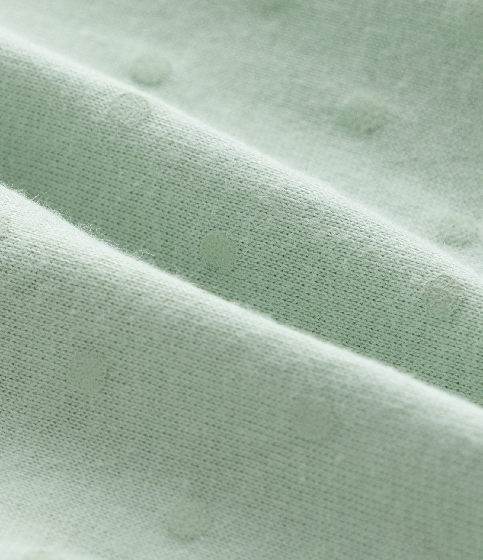 Vestido Infantil com Babados e Textura - Tam 0 a 18 meses Verde 4