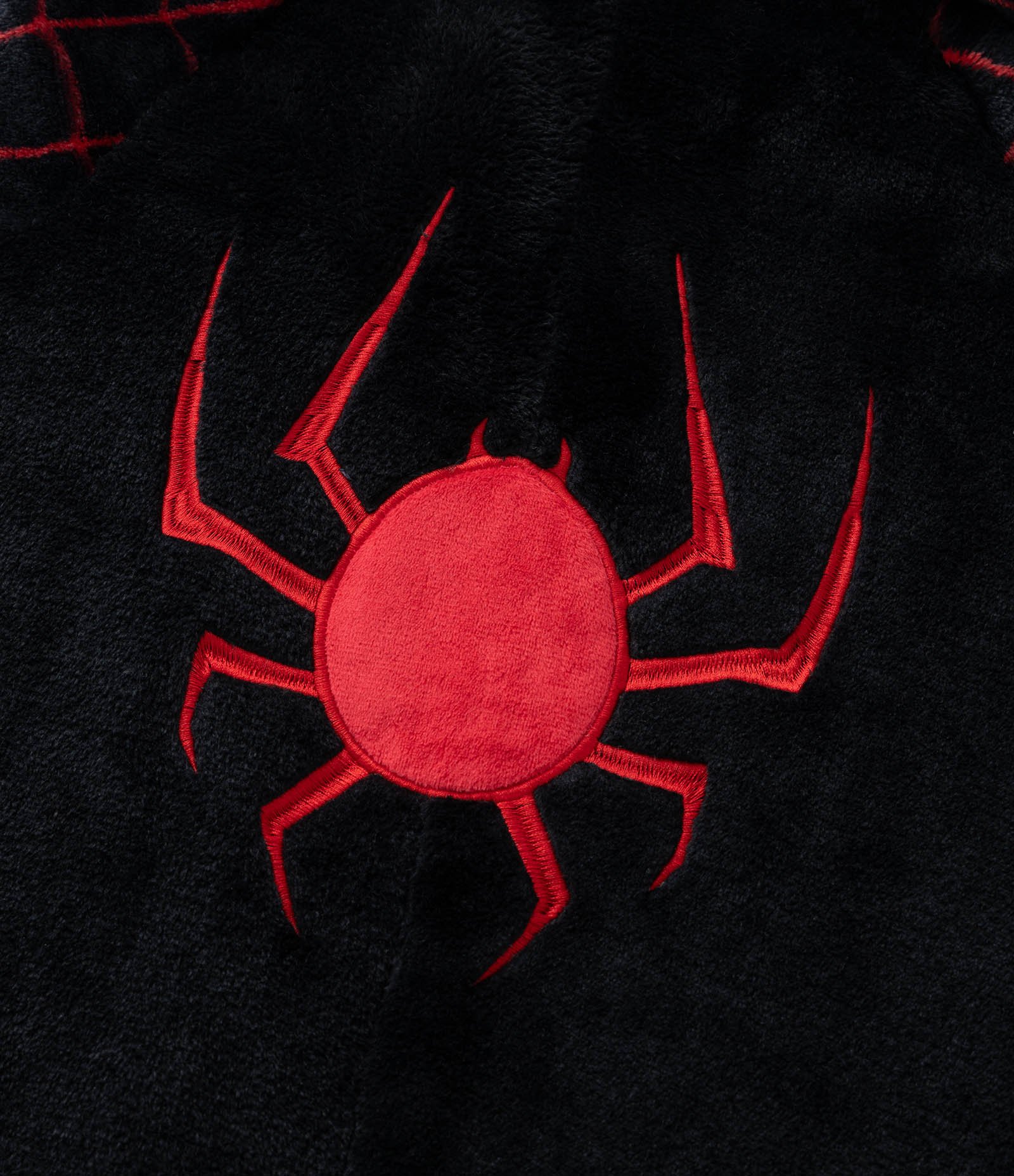 Pijama Jumper Infantil em Fleece Estampa Homem Aranha - Tam 3 a 12 anos Preto 3