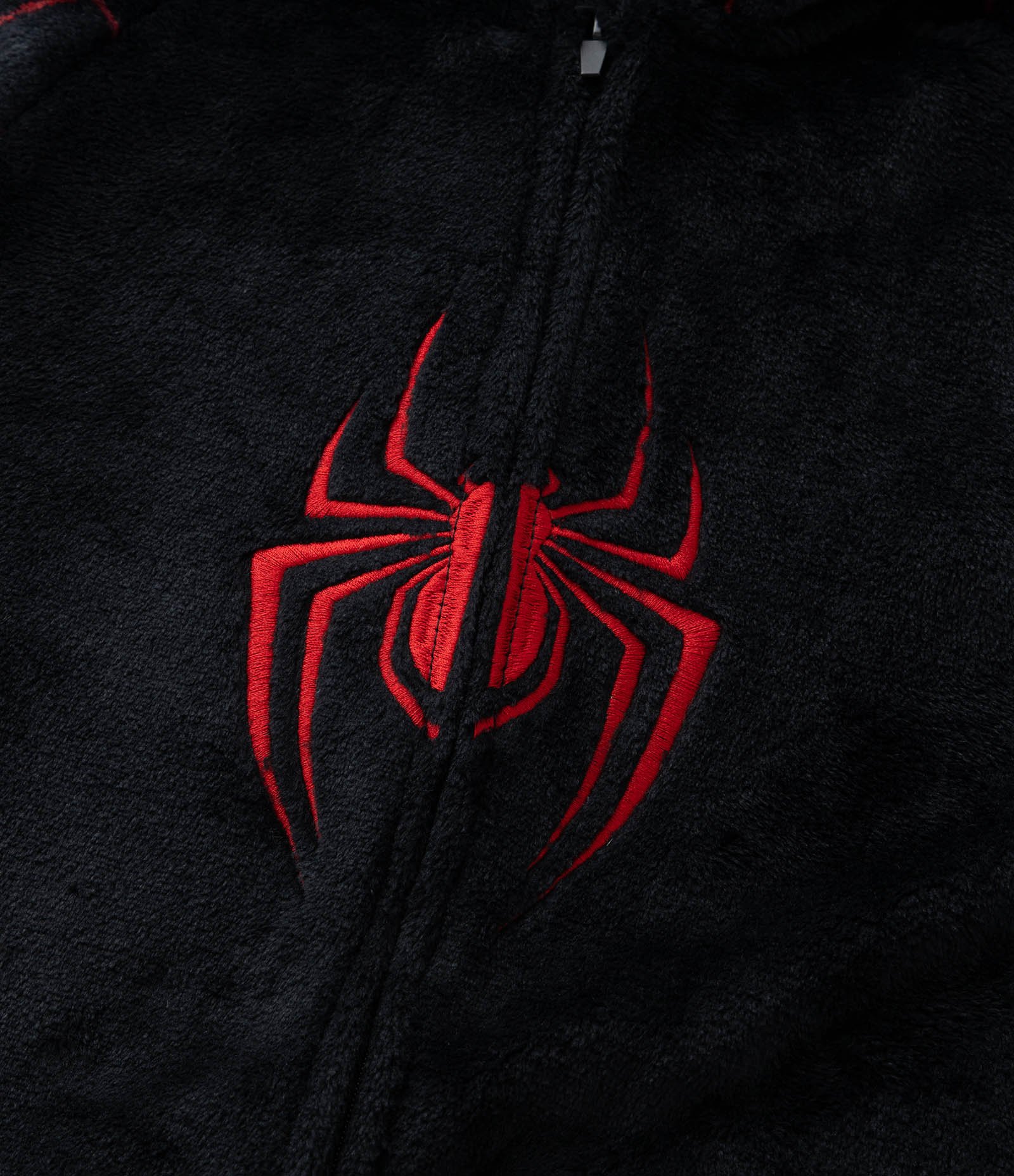 Pijama Jumper Infantil em Fleece Estampa Homem Aranha - Tam 3 a 12 anos Preto 4