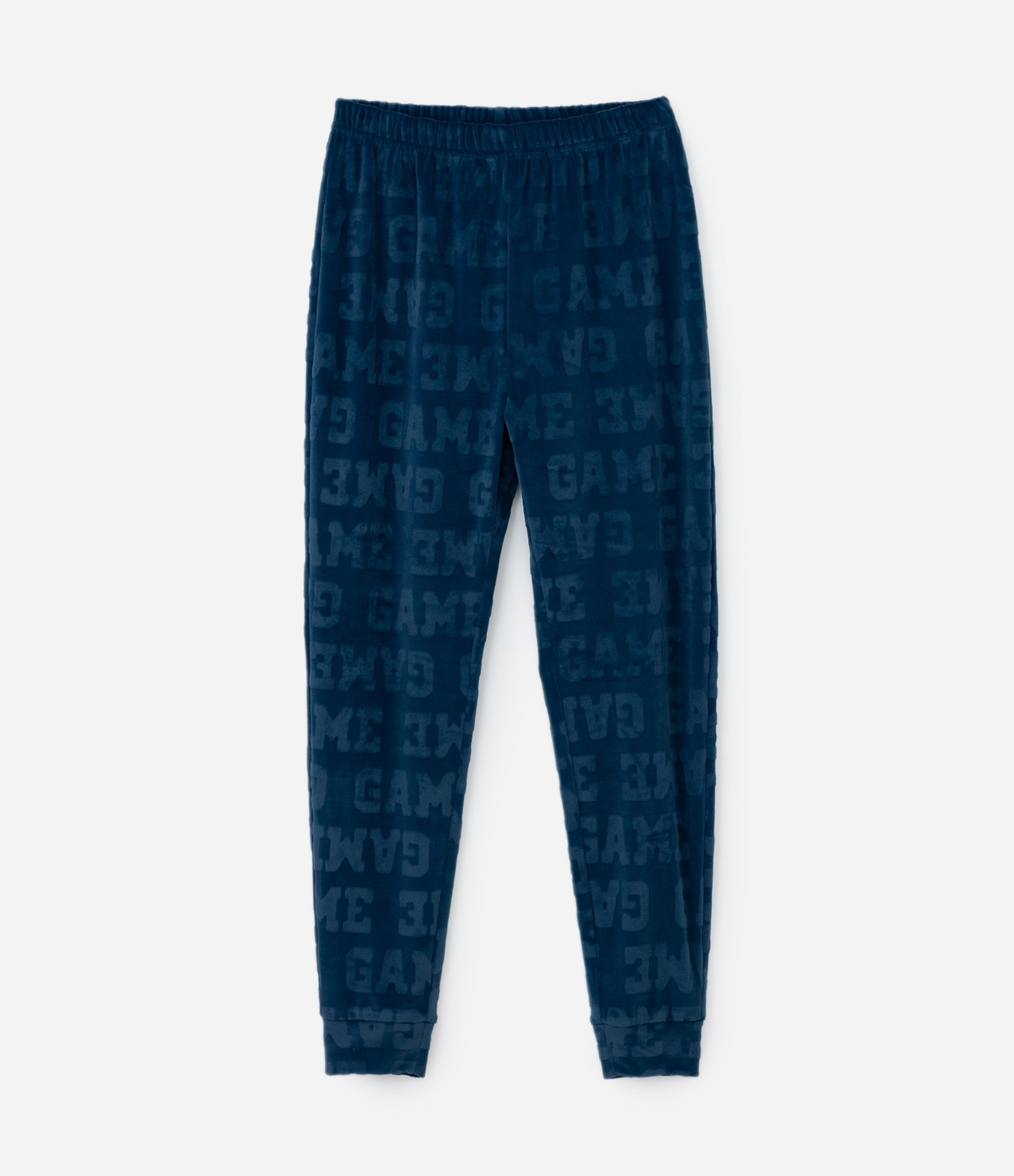 Pijama Infantil em Plush com Estampa Controle de Video-Game - Tam 5 a 14 Anos Azul 5