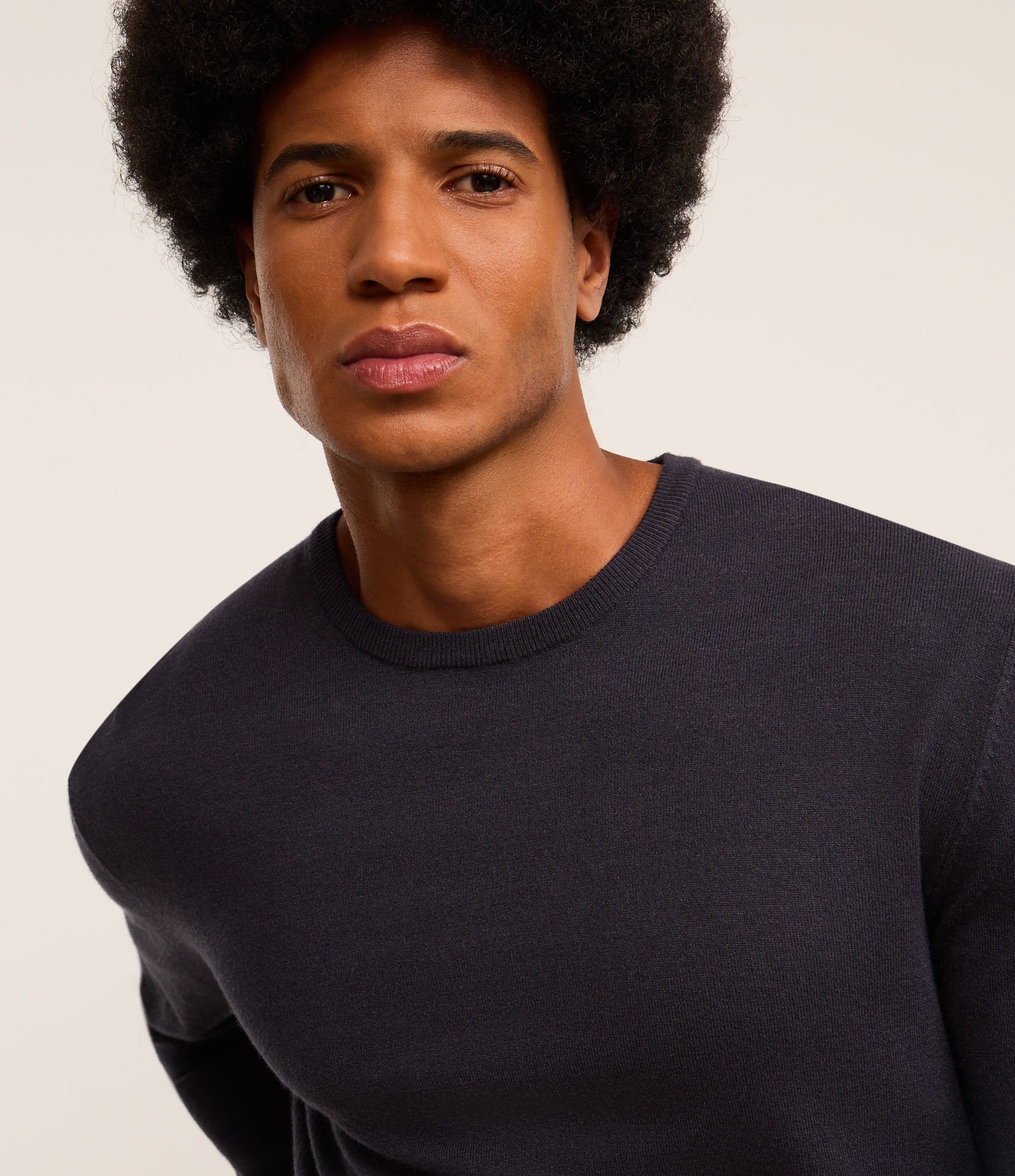 Suéter Básico em Efeito Tricô com Acabamento Canelado 4