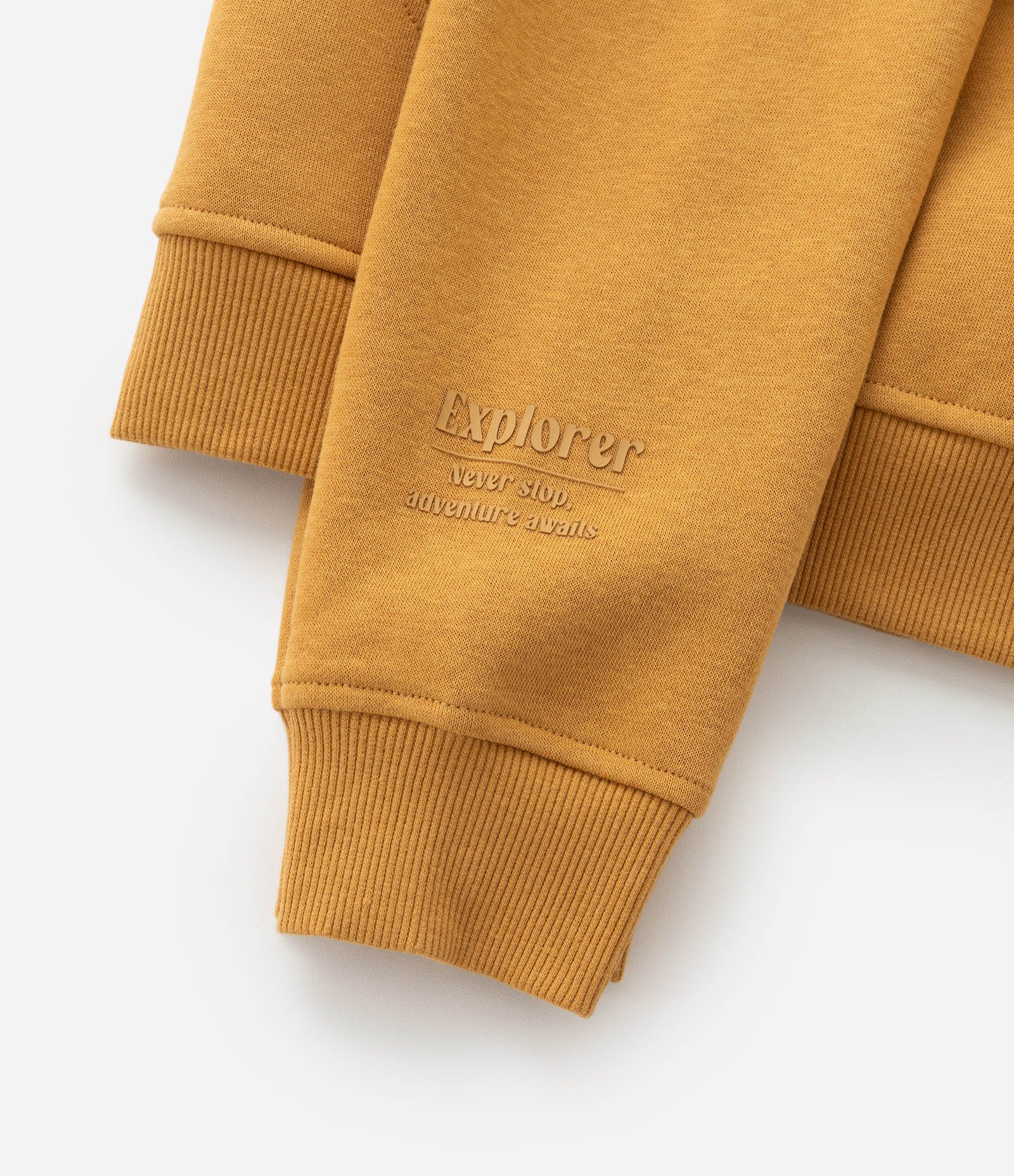 Casaco Infantil com Capuz e Bolsos - Tam 5 a 14 Anos Amarelo 4