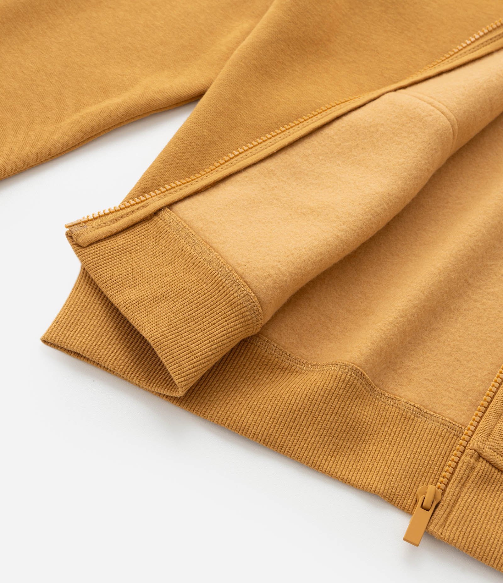 Casaco Infantil com Capuz e Bolsos - Tam 5 a 14 Anos Amarelo 7