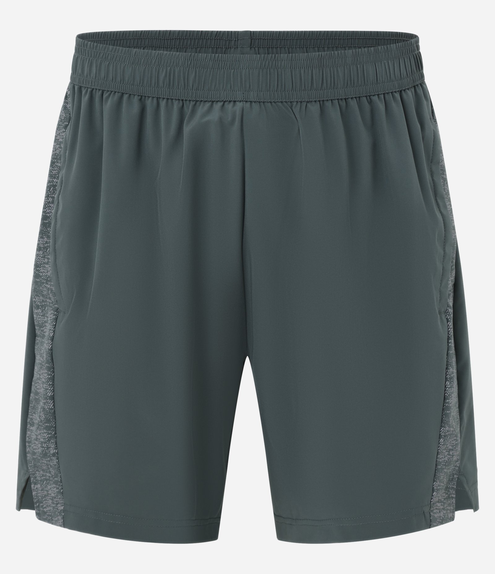 Bermuda Esportiva em Material Tecnológico com Estampa Refletiva Verde 6