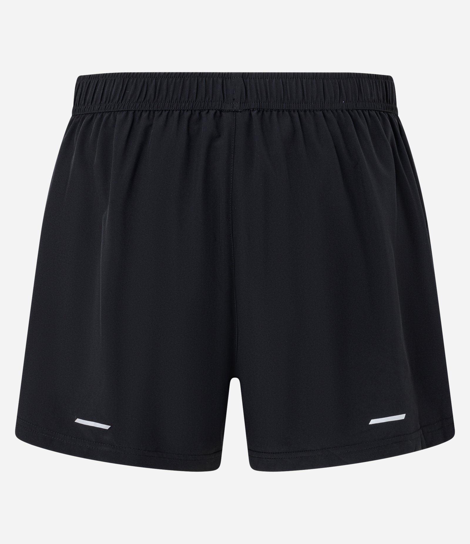 Bermuda Esportiva com Elástico no Cós e Recortes Preto 8
