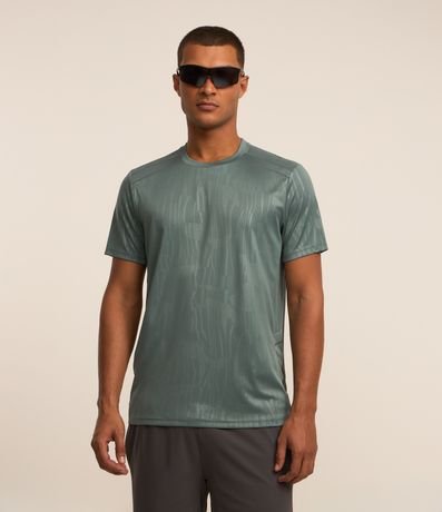Menor preço em Camiseta Esportiva Tecnologia Dry com Estampa Heat Print