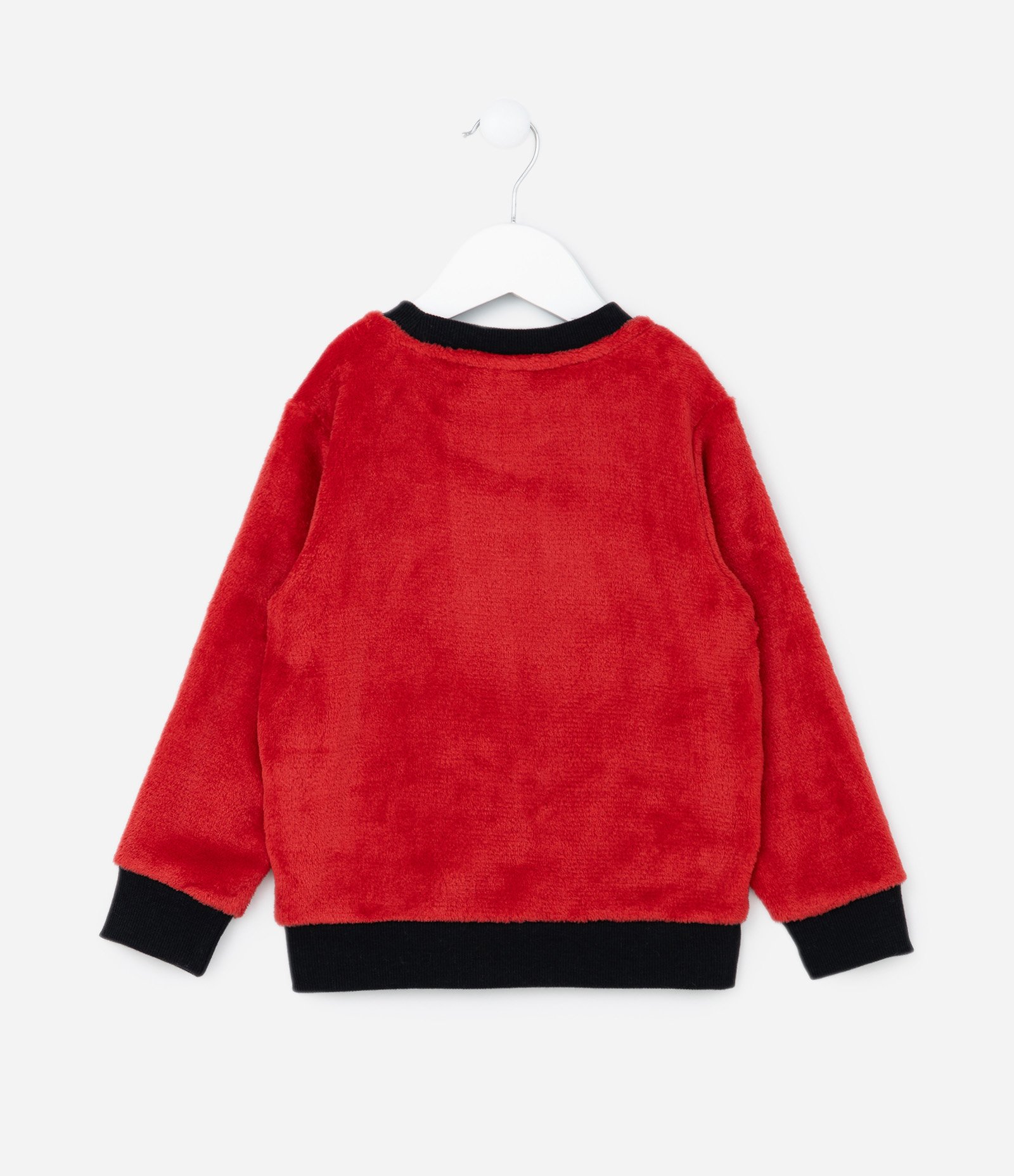 Pijama Infantil em Fleece com Bordado Relâmpago Mcqueen - Tam 2 a 6 Anos Vermelho/Preto 3