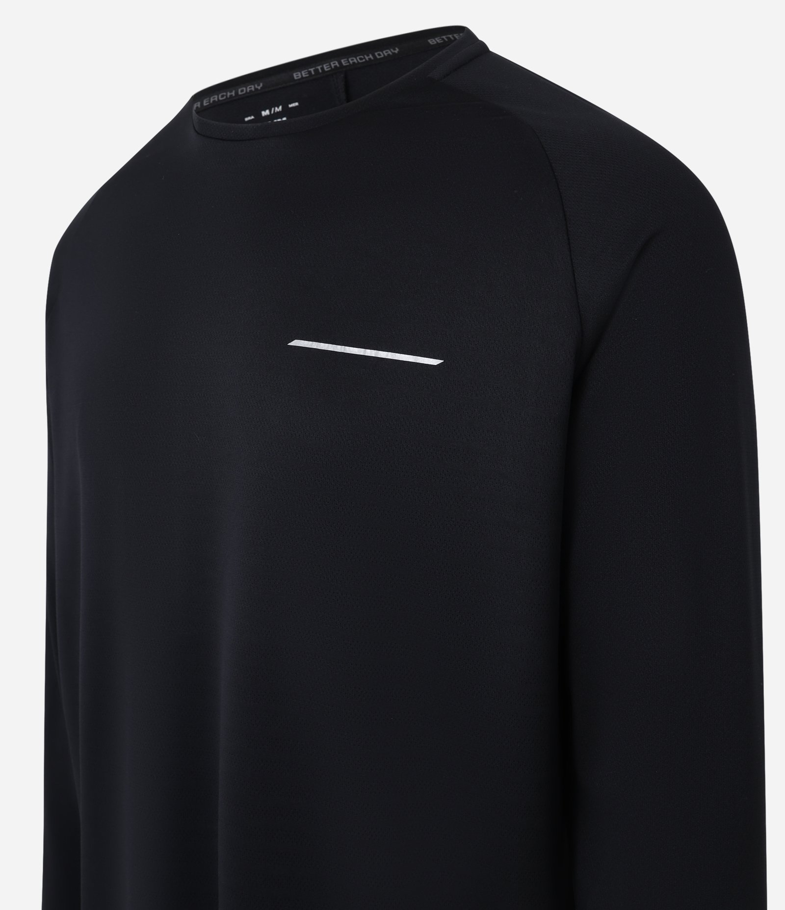 Camiseta Esportiva em Tecnologia Dry com Estampa Lettering Preto 7