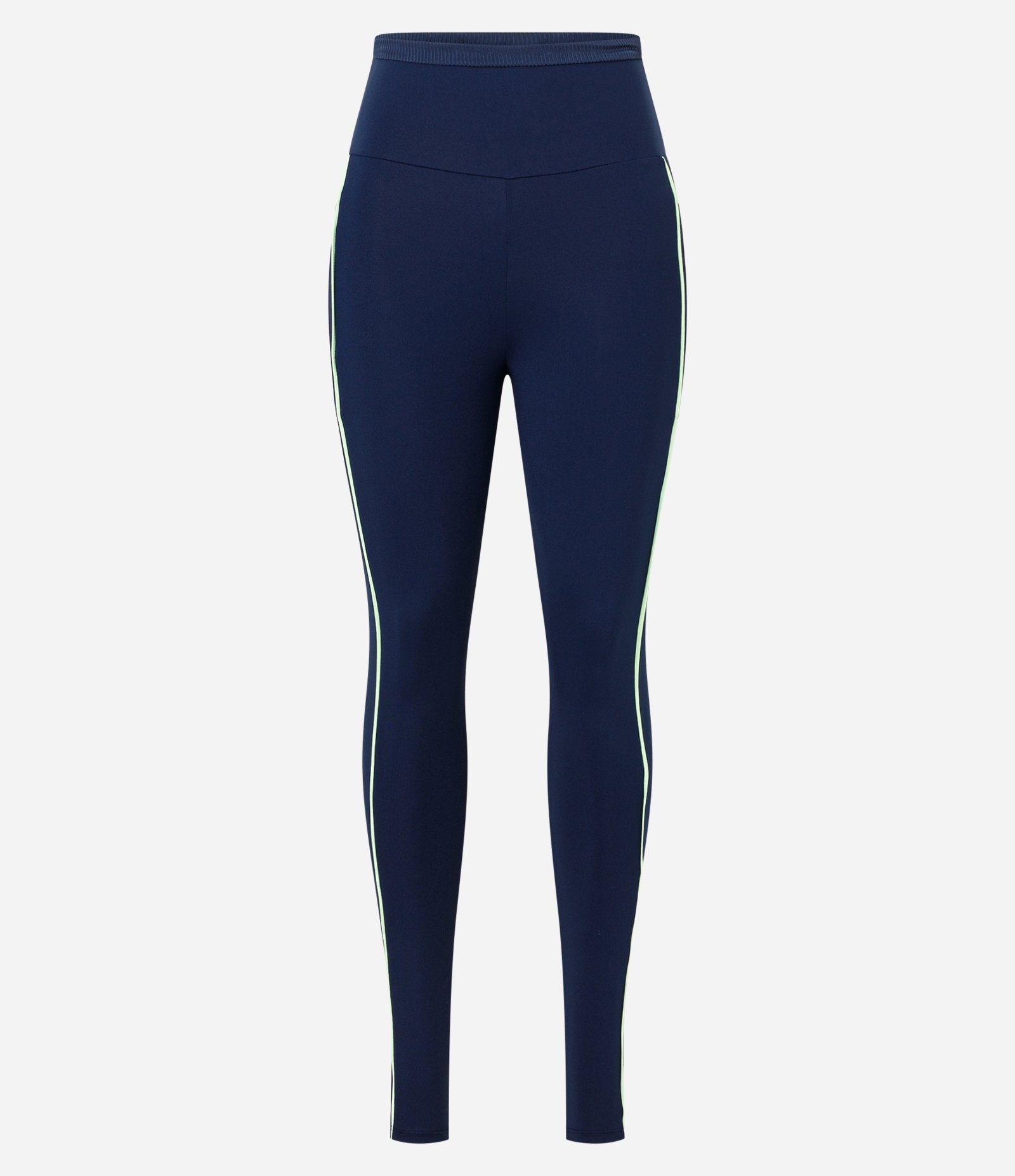 Calça Legging Esportiva Textura Canelada e com Friso nas Laterais Azul 5
