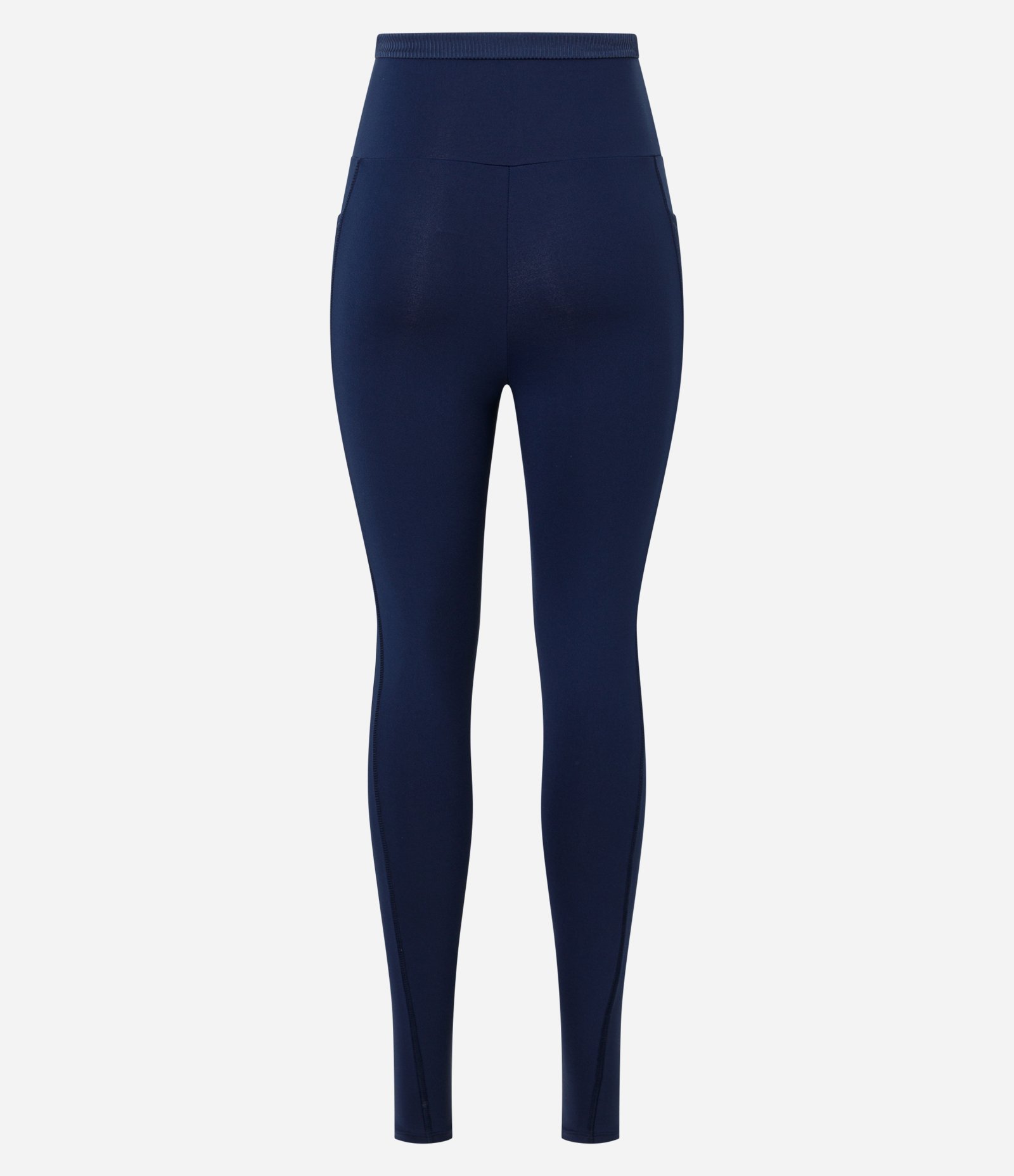 Calça Legging Esportiva Textura Canelada e com Friso nas Laterais Azul 6