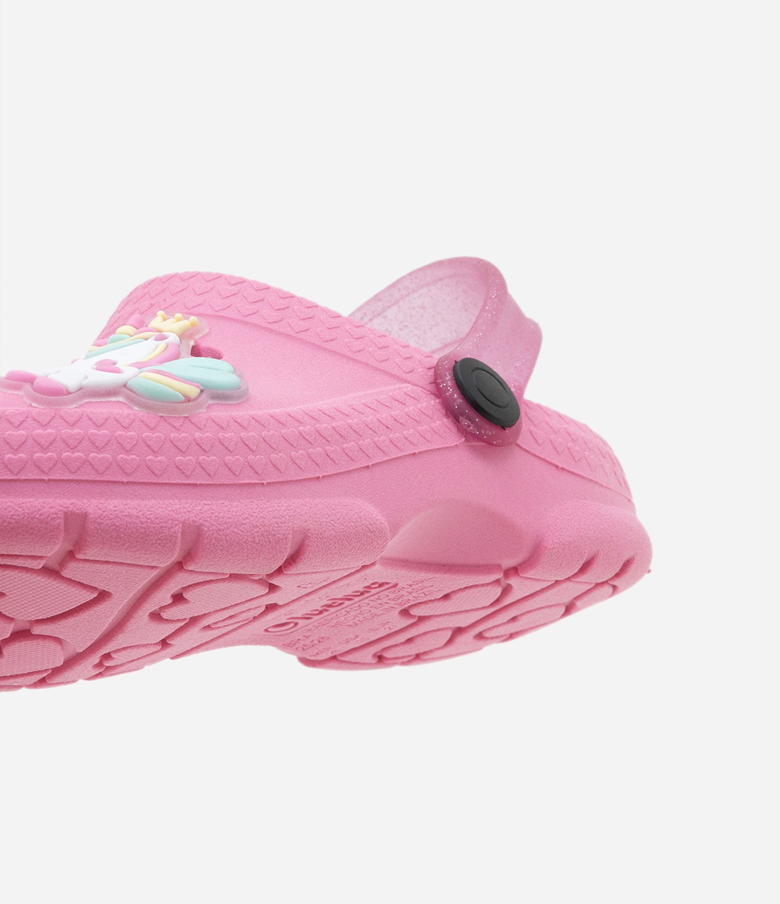Sandália Babuche Infantil com Patch de Unicórnio - Tam 19 ao 26 Rosa 3
