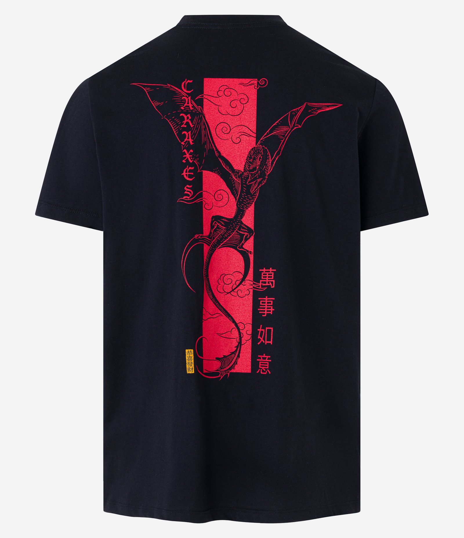 Camiseta Comfort em Algodão com Estampa House of Dragon Preto 5