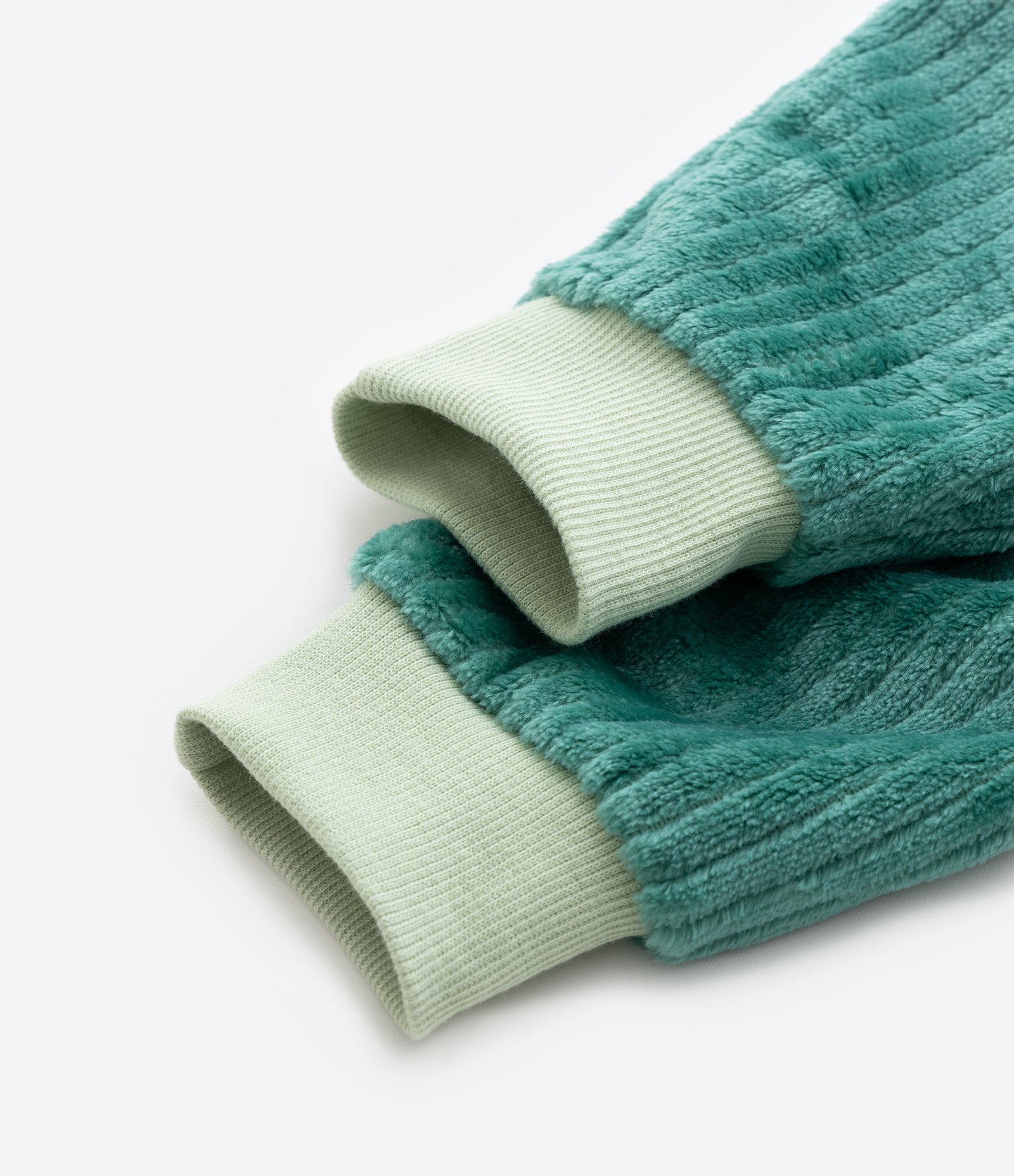 Pijama Infantil em Fleece com Bordado Interativo de Jacaré - Tam 1 a 4 Anos Verde 7