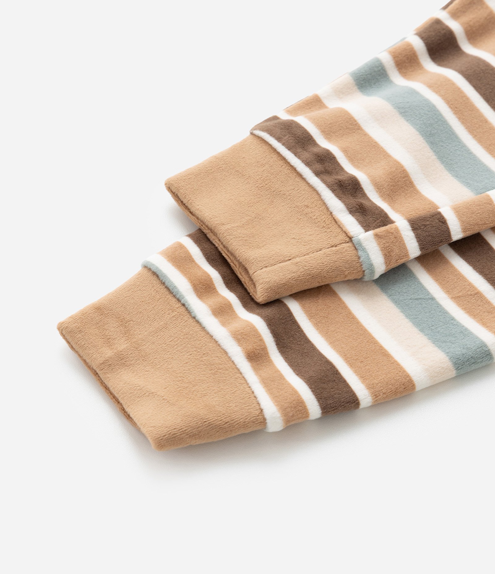 Pijama Infantil em Plush com Estampa Dragão - Tam 2 a 4 Anos Marrom/Bege 7