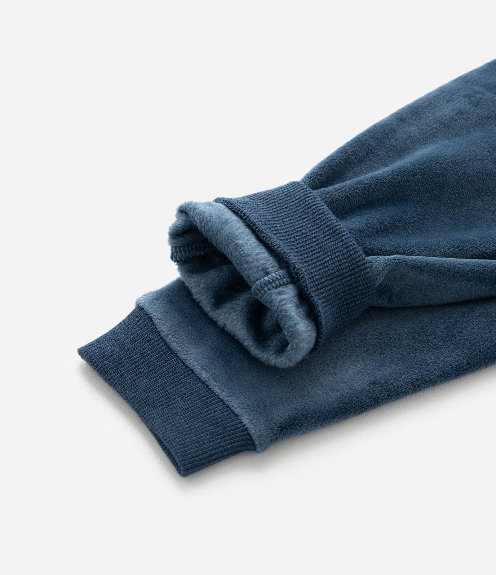 Conjunto Infantil em Plush com Bordado de Leãozinho - Tam 0 a 18 meses Azul 3