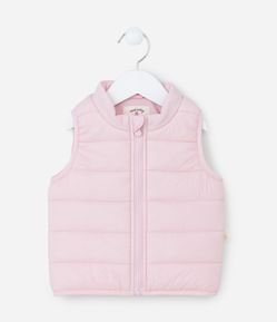 Colete Infantil Básico em Microfibra - Tam 0 a 18 meses