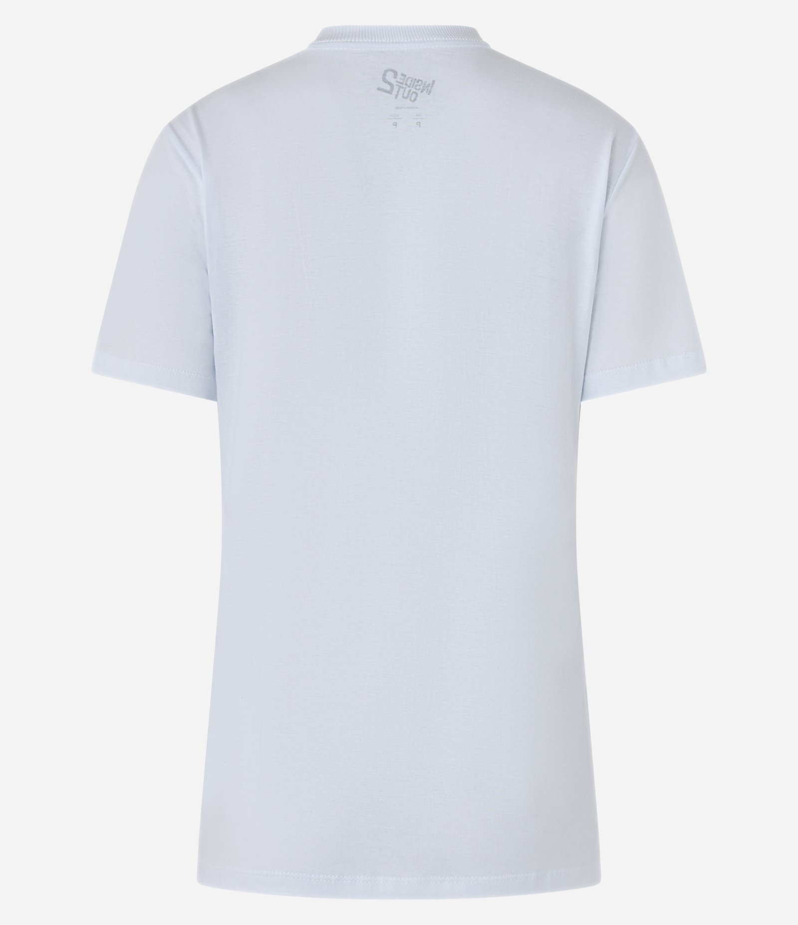 Camiseta Alongada em Algodão com Estampa Divertidamente Branco 5