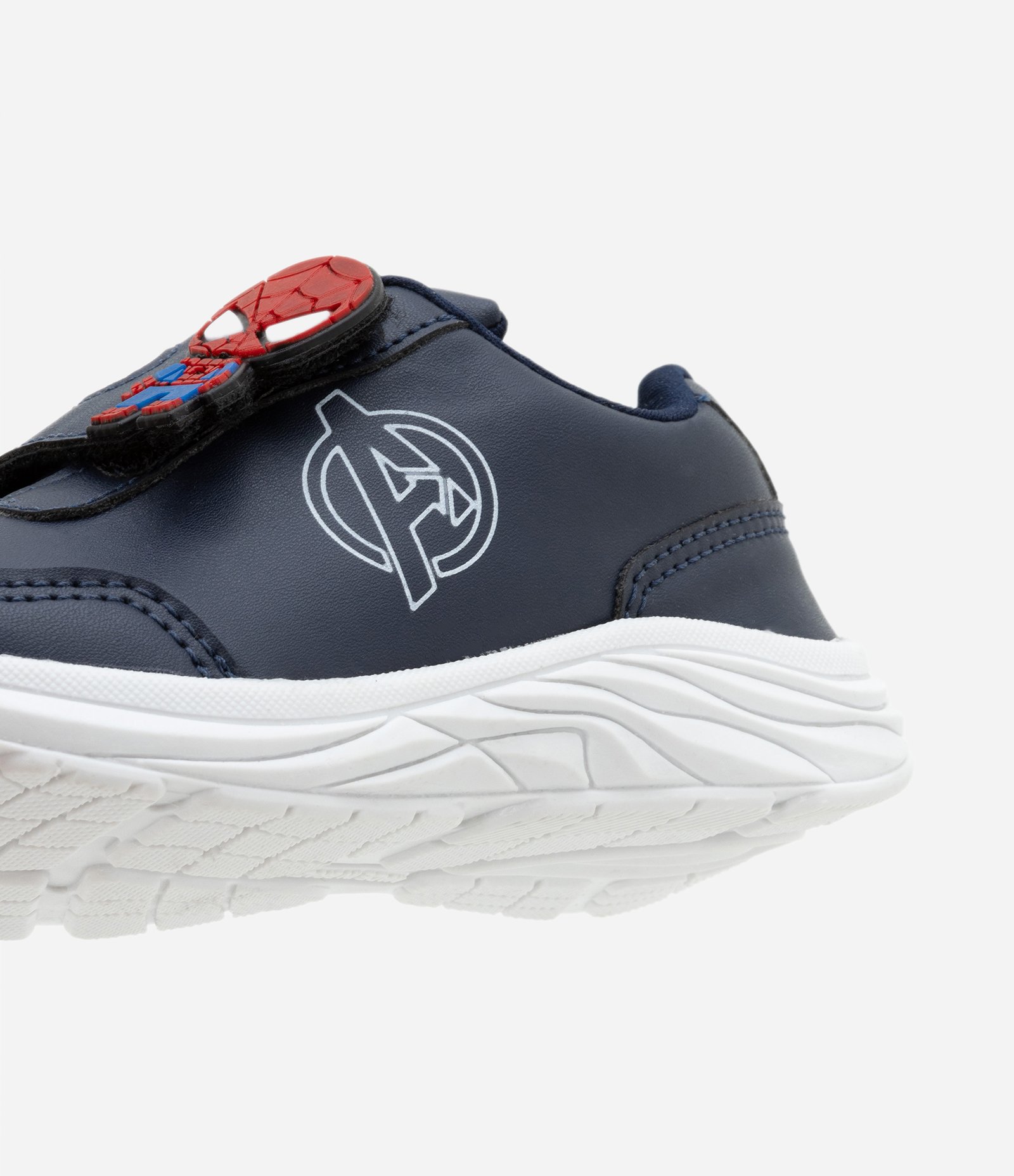 Tênis Infantil com Velcro e Patch dos Avengers - Tam 20 a 27 Azul 2
