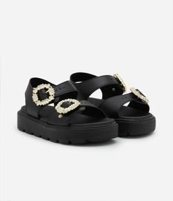 Sandália Flatform Infantil com Fivelas - Tam 26 ao 36