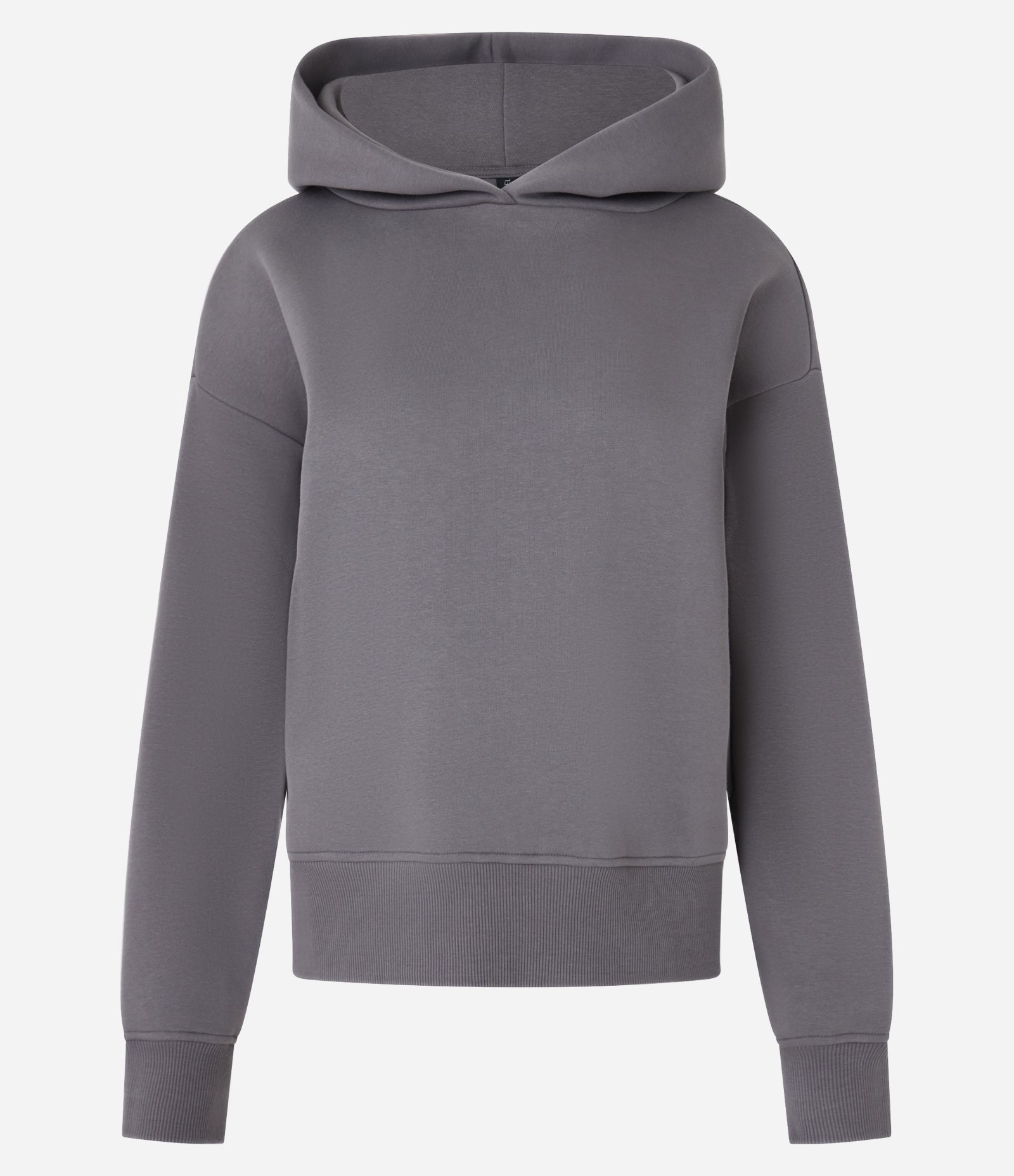 Casaco Fechado Básico em Moletom com Forro Fleece Cinza 5