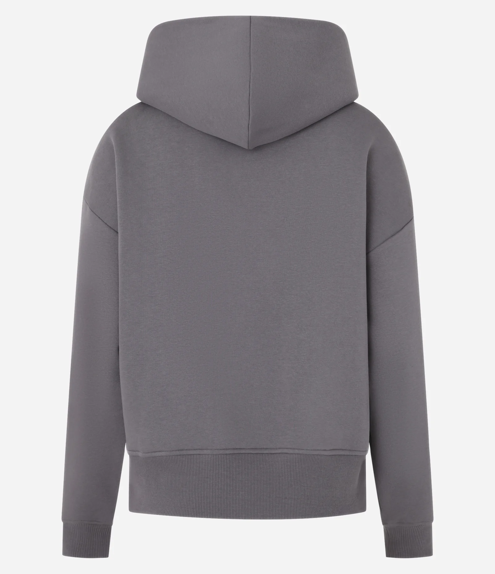 Casaco Fechado Básico em Moletom com Forro Fleece Cinza 6