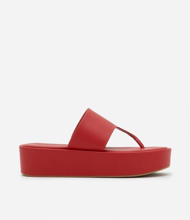 Sandália Flatform com Tira Larga