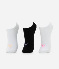 Kit 03 Meias Cano Baixo Puma