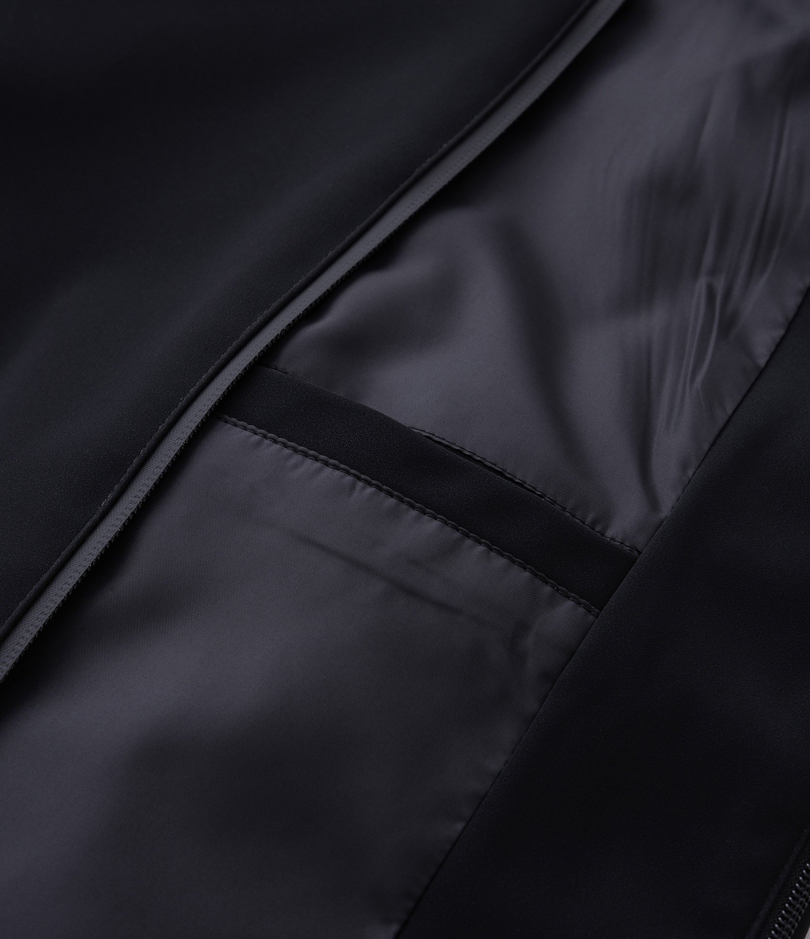 Jaqueta Bomber com Bolso Interno e Textura Emborrachada Preto 8