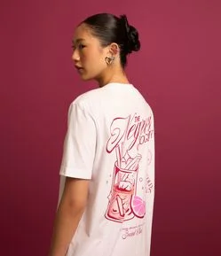 Camiseta T-shirt em Algodão Estampa Negroni