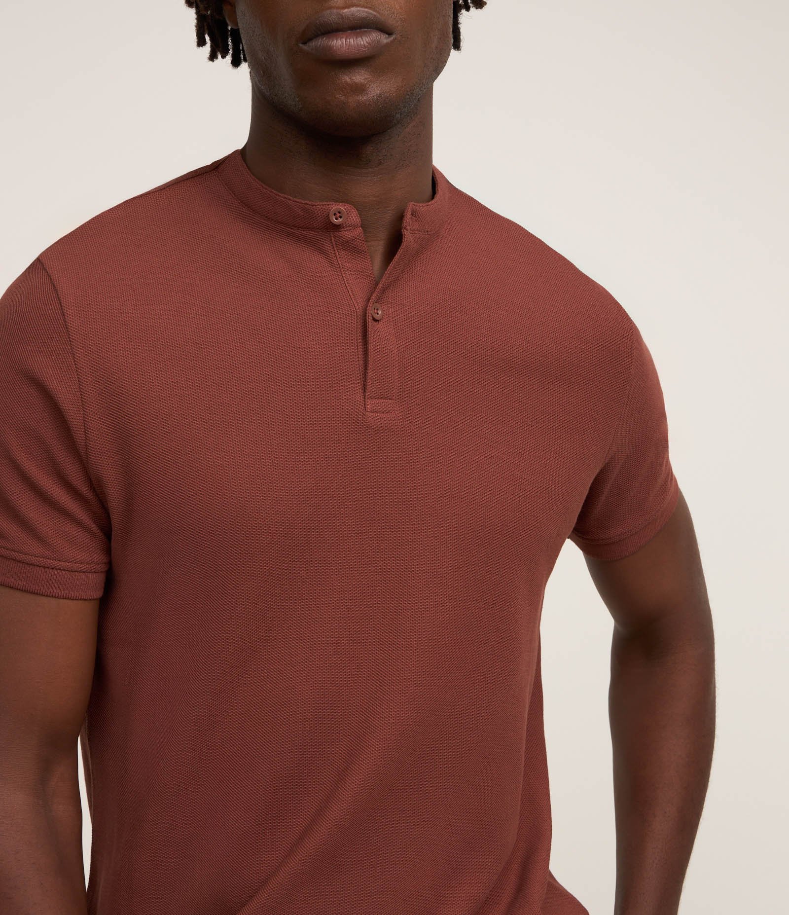 Camisa Polo Slim em Piquet Texturizado 3