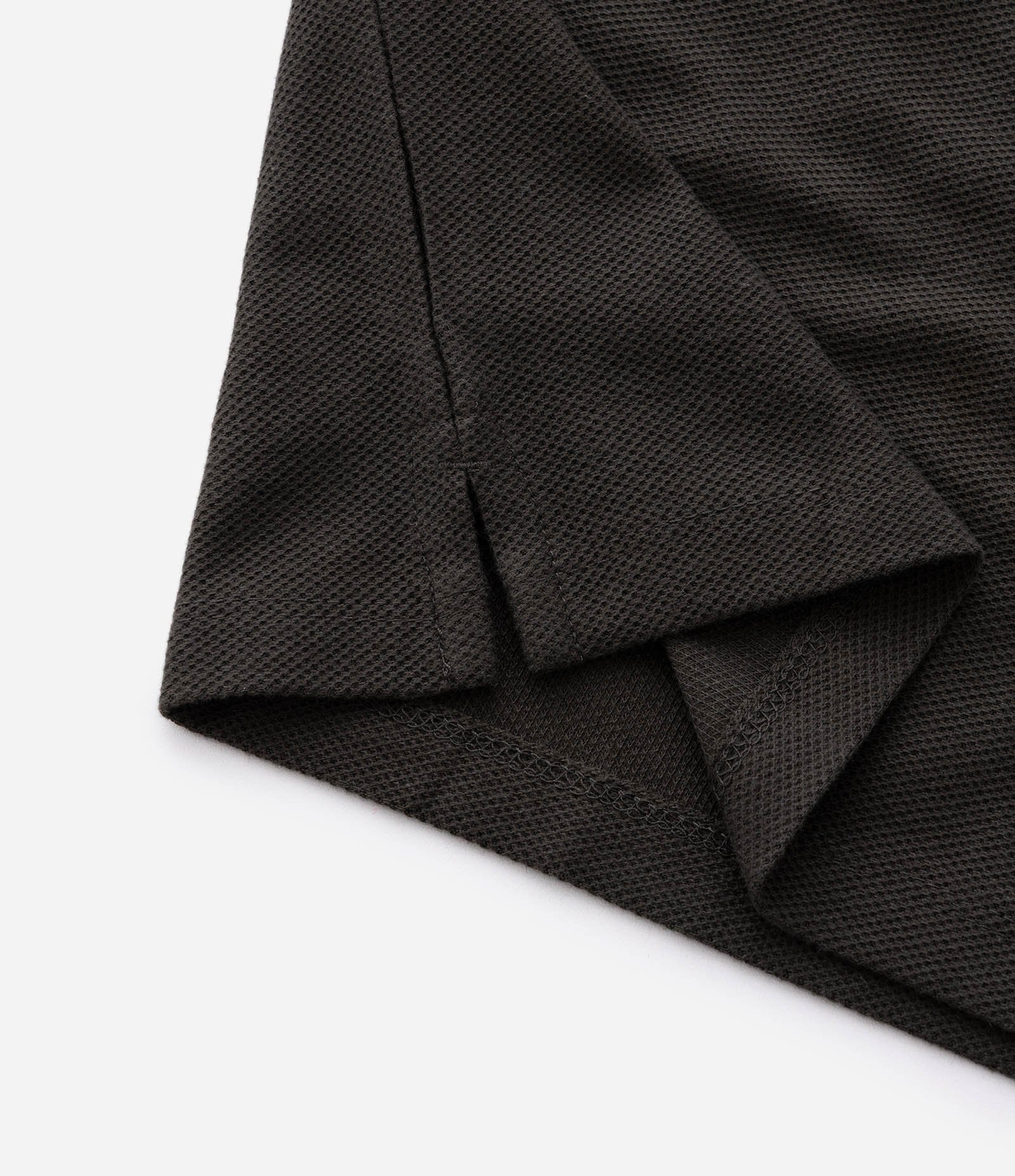 Camisa Polo Slim em Piquet Texturizado Verde 10