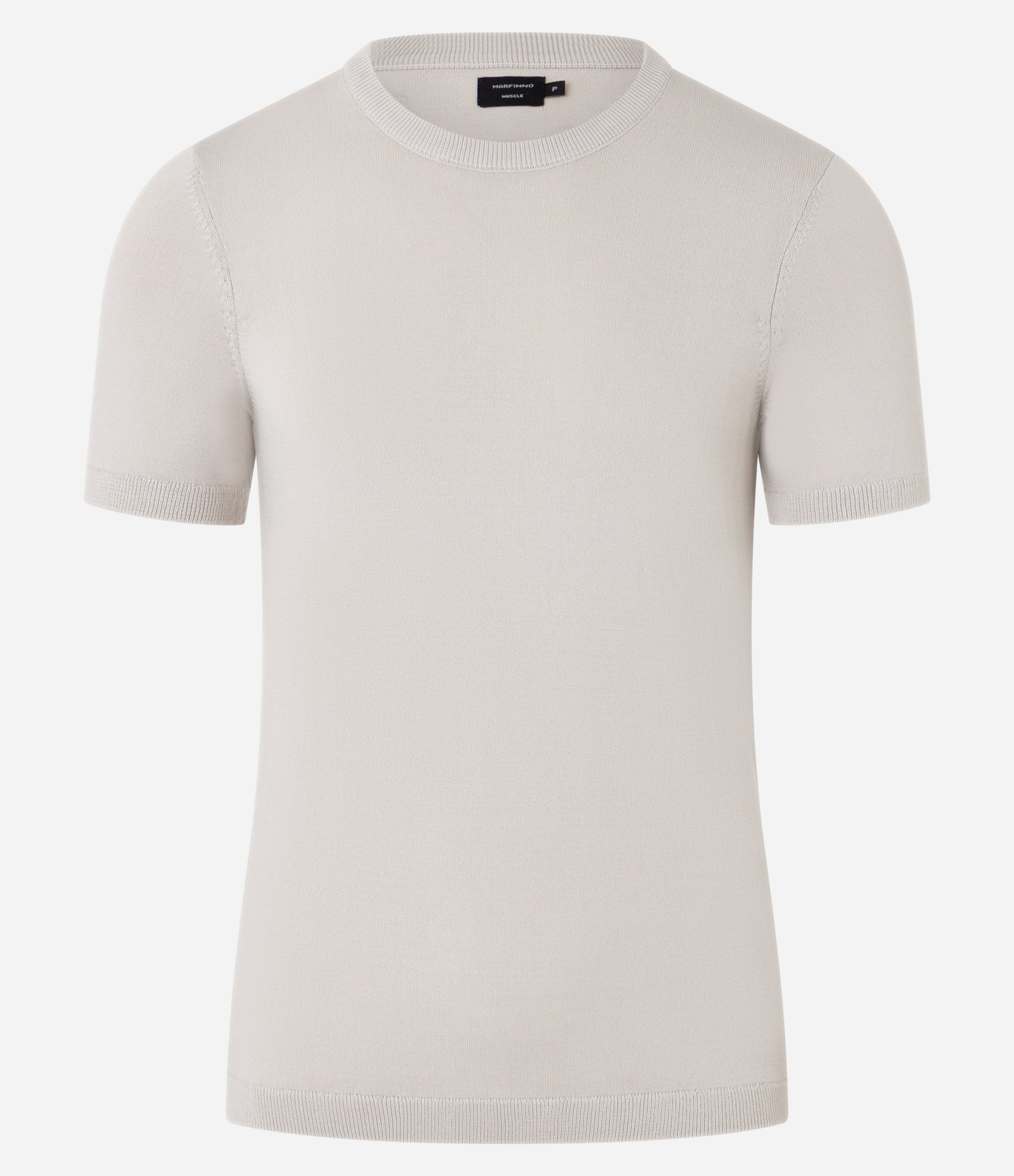 Camiseta Muscle Texturizada em Tricô Bege 5