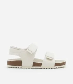 Sandália Comfy Infantil em PU com Velcro - Tam 20 ao 27