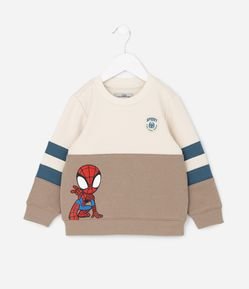 Casaco Infantil Quentinho com Estampa Spidey - Tam 2 a 6 Anos