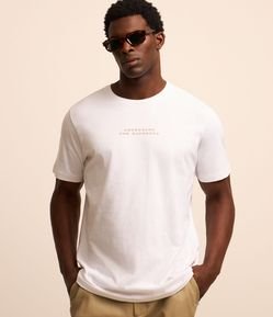 Camiseta Comfort em Algodão com Estampa Abençoado por Natureza