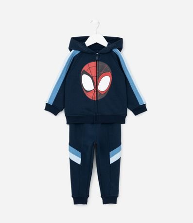 Conjunto Infantil em Moletom com Estampa Spidey Tam a Anos