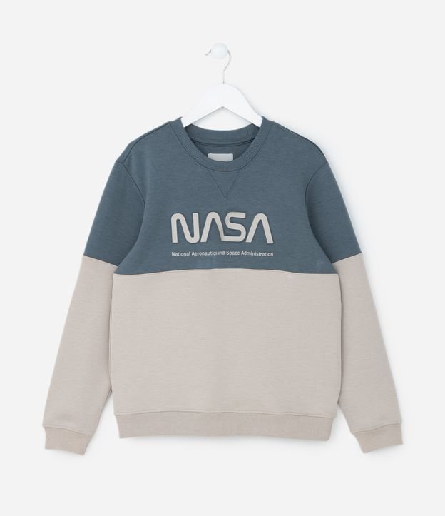 Cor: Azul/Bege | Tamanho: 7-8