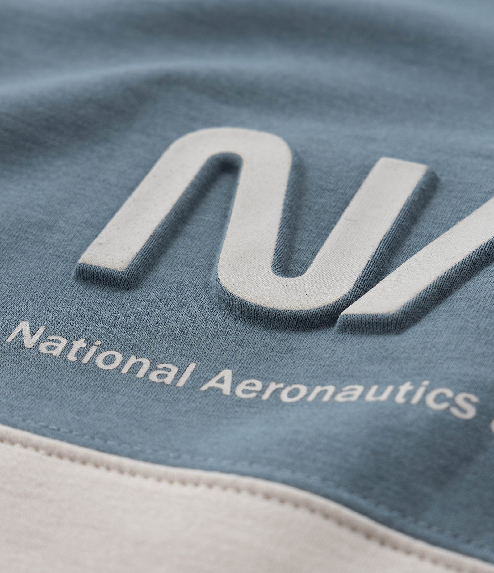 Casaco Infantil com Estampa em Relevo NASA - Tam 5 a 14 Anos Azul/Bege 6