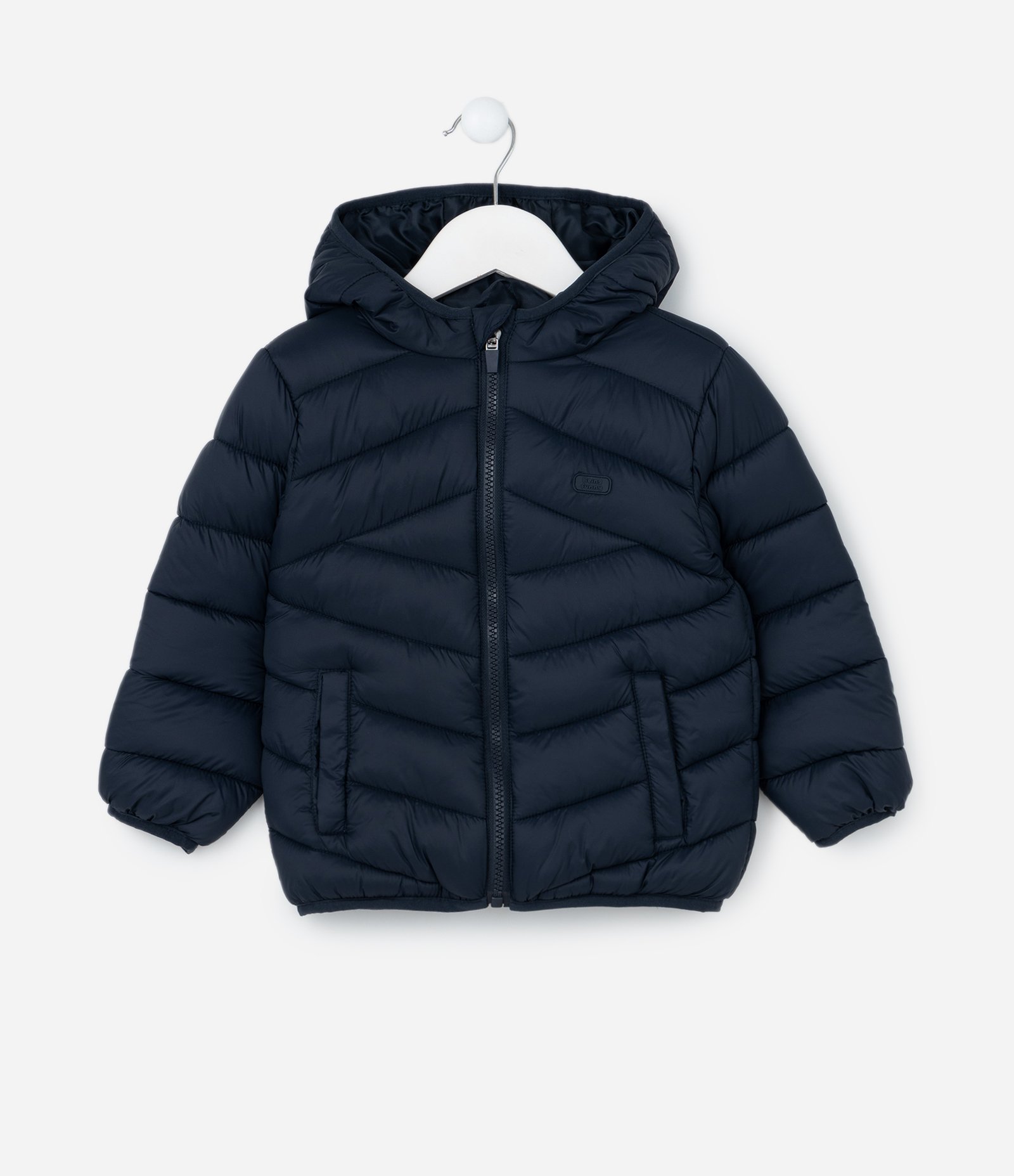 Jaqueta Básica Infantil em Microfibra - Tam 1 a 5 Anos Azul Escuro 1