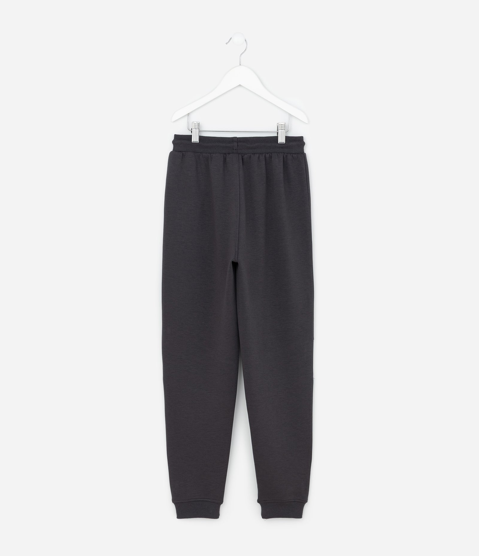 Calça Jogger Infantil com Estampa Refletiva NASA - Tam 5 a 14 Anos Cinza 2