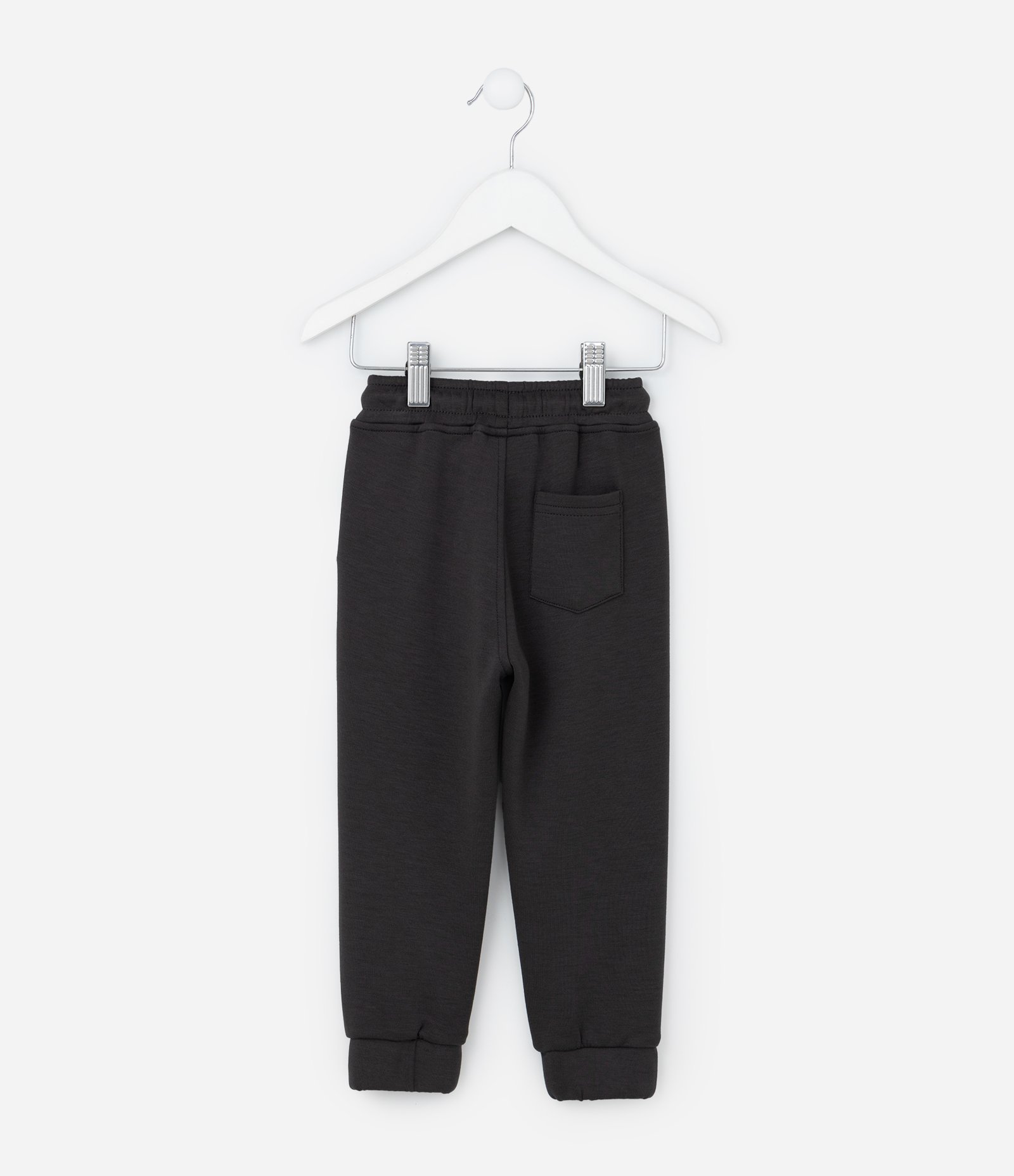 Calça Infantil com Bolsos e Zíper - Tam 1 a 6 Anos Cinza 2