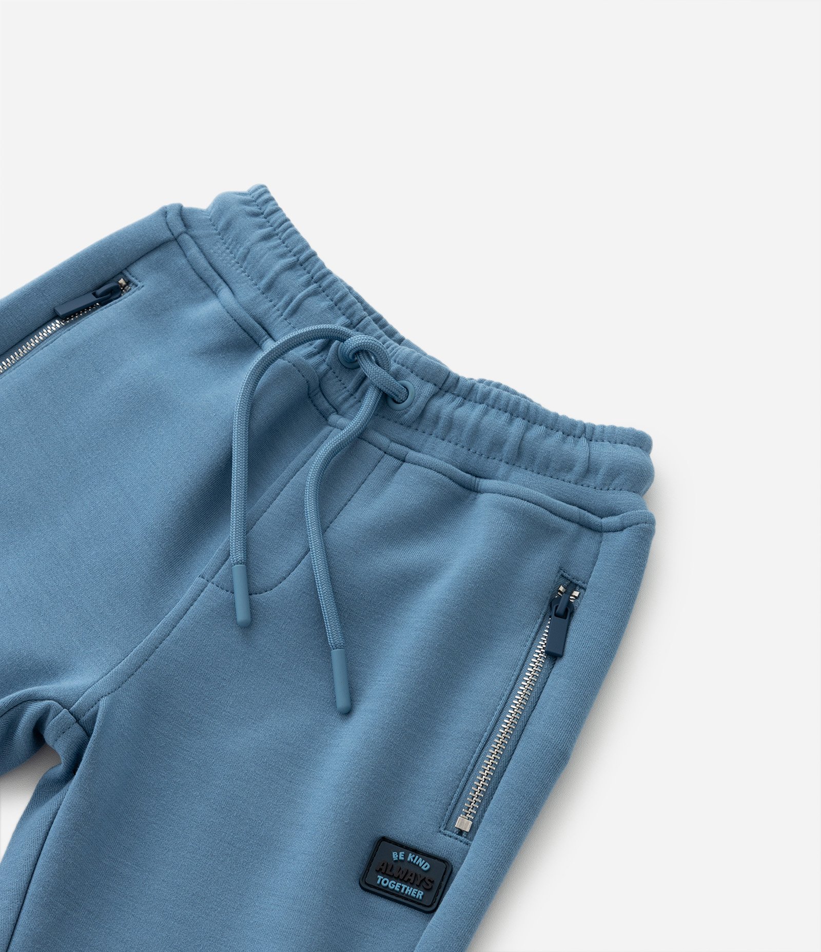 Calça Infantil com Bolsos e Zíper - Tam 1 a 6 Anos Azul 7