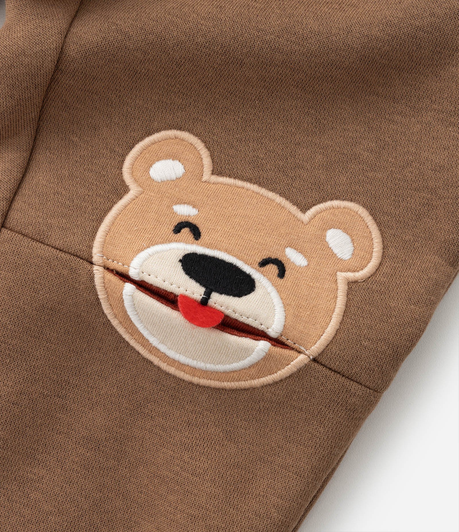 Calça Infantil com Estampa Interativa Ursinho - Tam 1 a 6 Anos Marrom 8